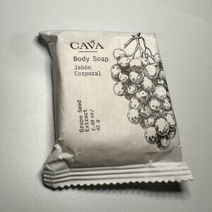 CAVA Body Soap Grapeseed Extract 1.48oz - New in Package